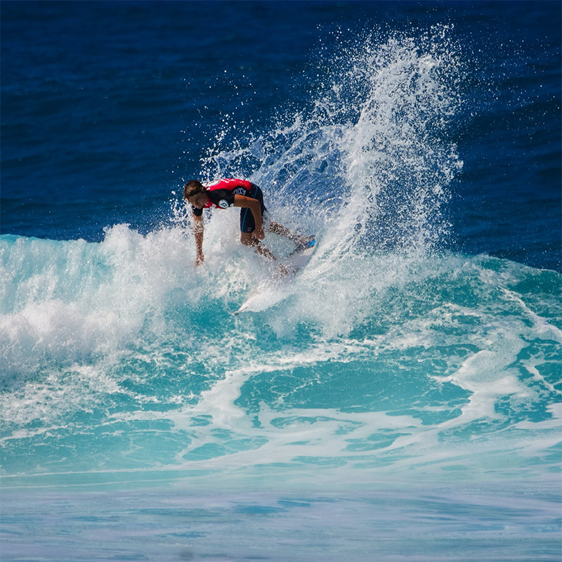 Riding an Electric  Surfboard