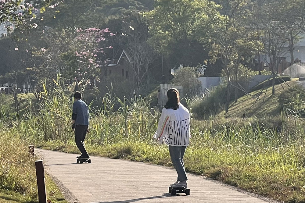 Riding Ekate in Park