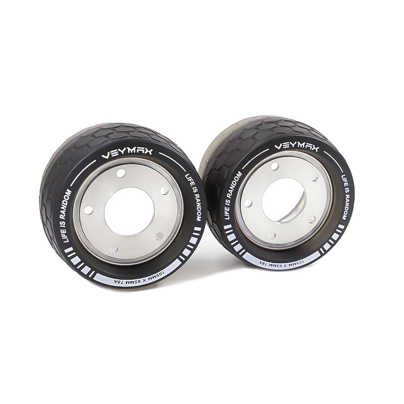 Veymax Black Jelly 105mm Wheels Urban Sleeves Set