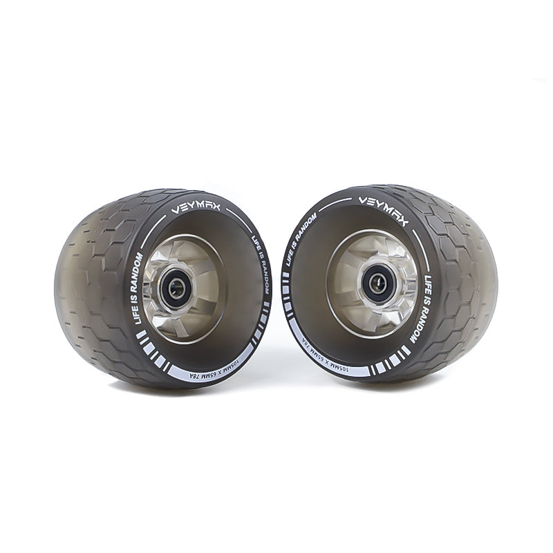 Veymax Black Jelly 105mm Wheels Urban Sleeves Set