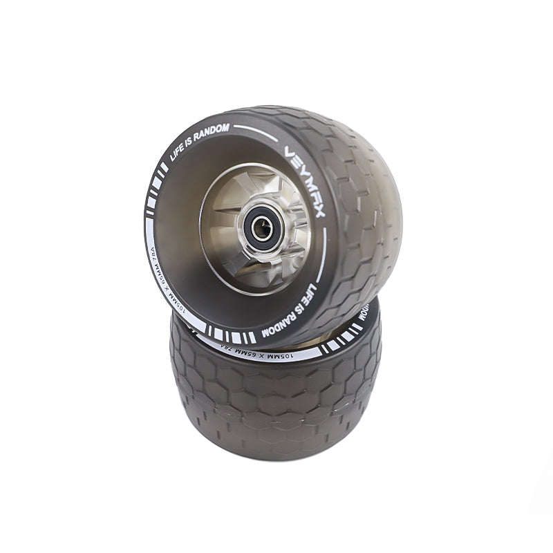 Veymax Black Jelly 105mm Wheels Urban Sleeves Set