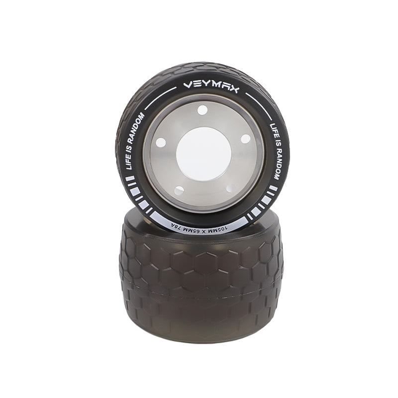 Veymax Black Jelly 105mm Wheels Urban Sleeves Set