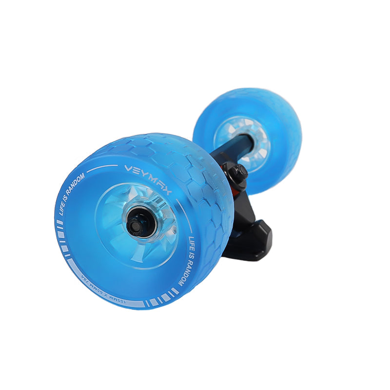 Veymax Blue Jelly 105mm Wheels Urban Sleeves Set