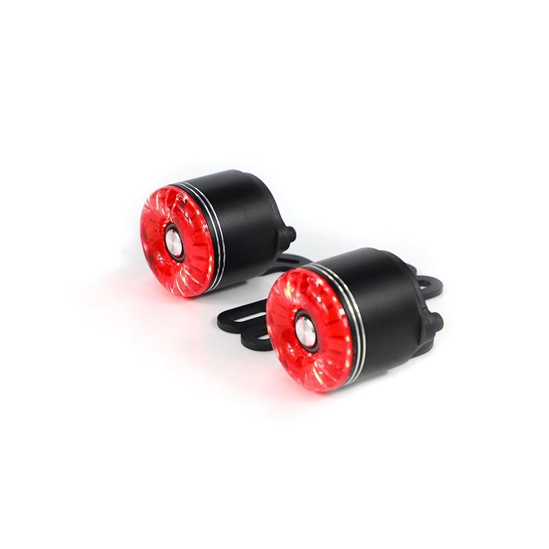 Rear lights for electric skateboards