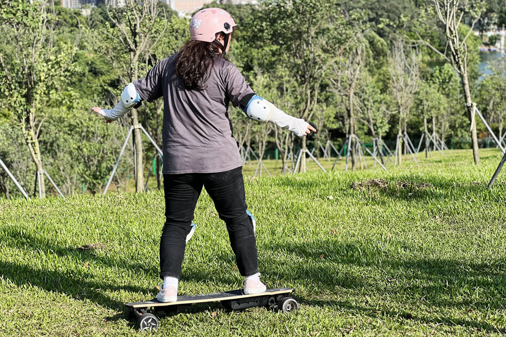 wear protective gear while skateboarding